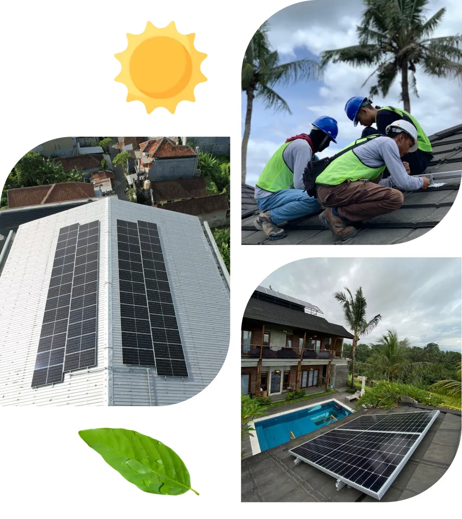 Menggunakan Panel Surya